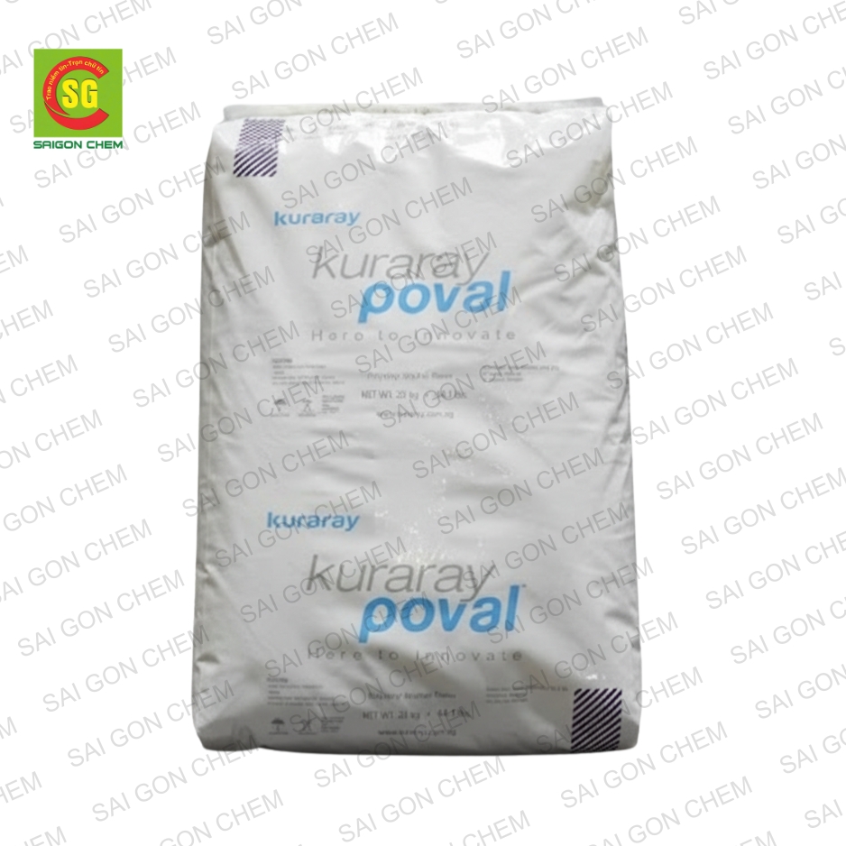 Poval – Polyvinyl Alcohol (PVA) Kuraray - Hóa Chất Sài Gòn Chem - Công Ty TNHH Xuất Nhập Khẩu Sài Gòn Chem